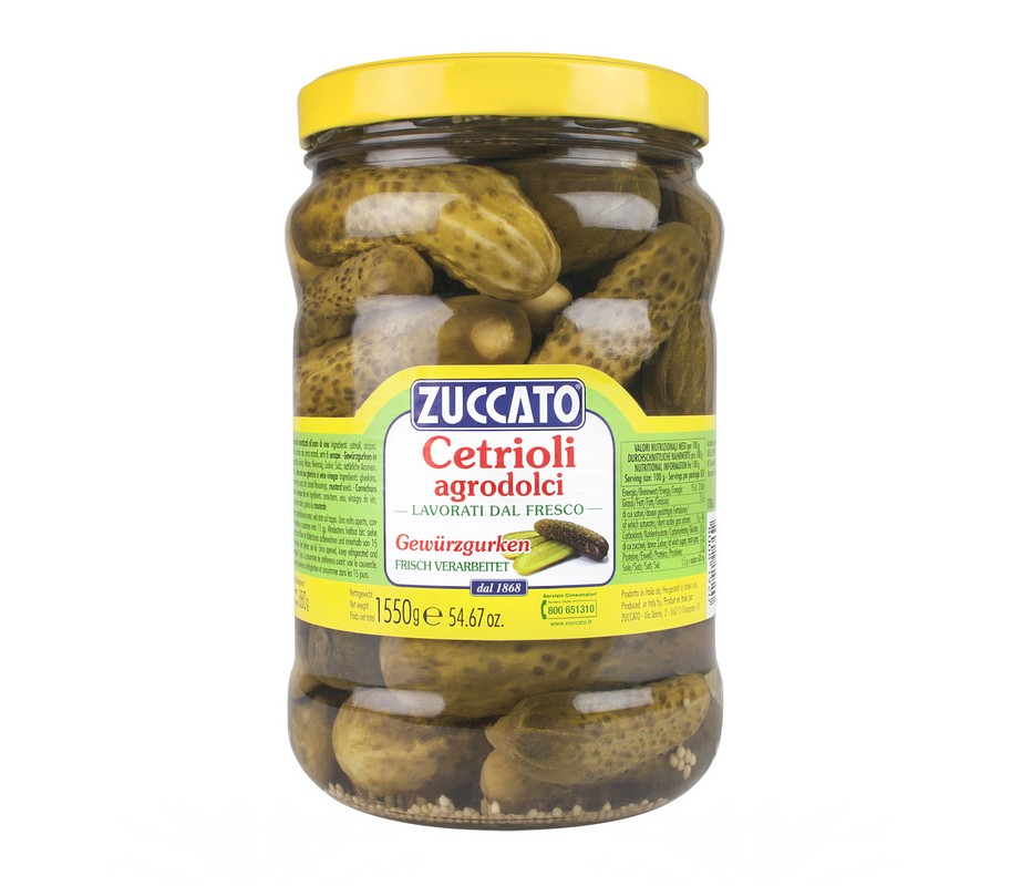 CETRIOLI AGRODOLCE ZUCCATO - Madia