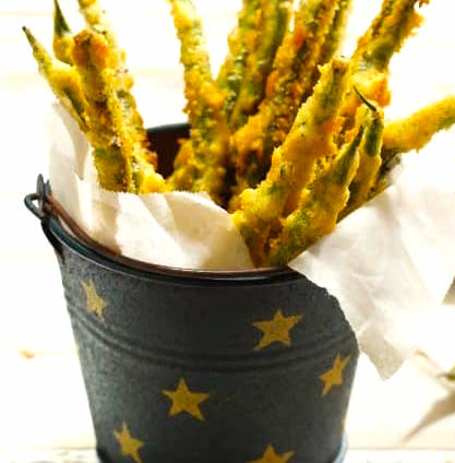 FAGIOLINI CAJUN PASTEL ASCOLANA