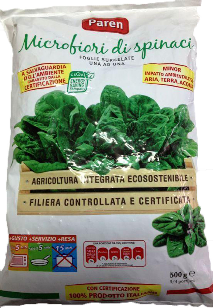 SPINACI MICROFIORI IQF PAREN