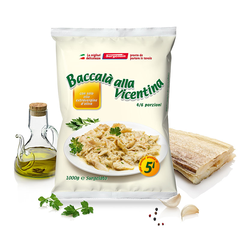 BACCALA ALLA VICENTINA IQF SURGEN