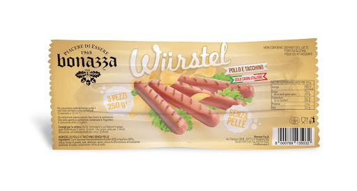 WURSTEL S/P POLLO TACCHINO BONAZZA